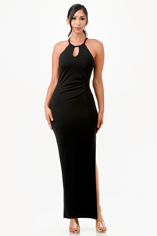 Pintuck Pleats A Line Dress - Fuzzys Fashion USA