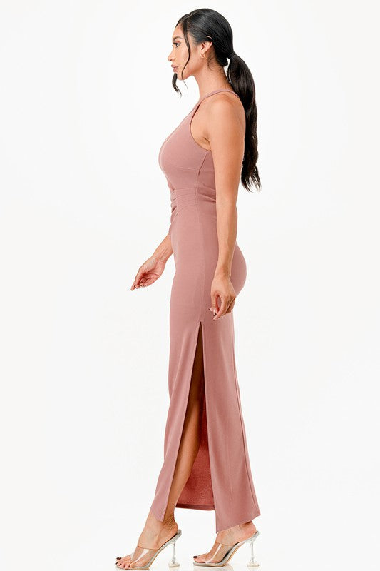 Pintuck Pleats A Line Dress - Fuzzys Fashion USA