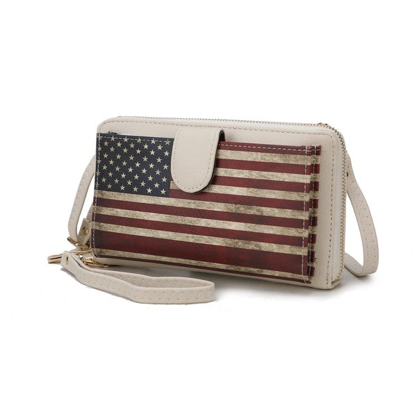 MKF Kiara Wallet FLAG Crossbody Bag by Mia K - Fuzzys Fashion USA