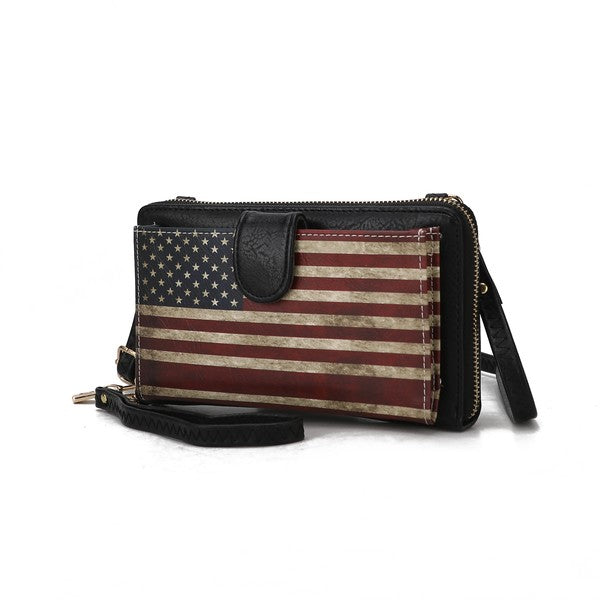 MKF Kiara Wallet FLAG Crossbody Bag by Mia K - Fuzzys Fashion USA