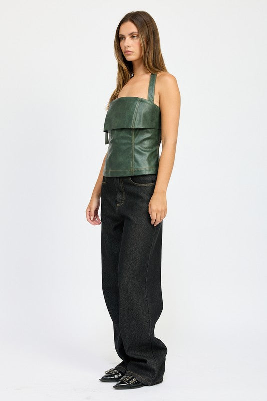 FLEECE LINED DENIM PANTS - Fuzzys Fashion USA