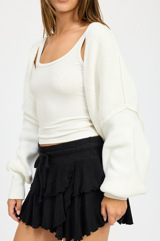 OVERSIZED SHRUG CARDIGAN - Fuzzys Fashion USA