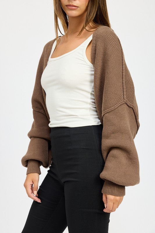 OVERSIZED SHRUG CARDIGAN - Fuzzys Fashion USA