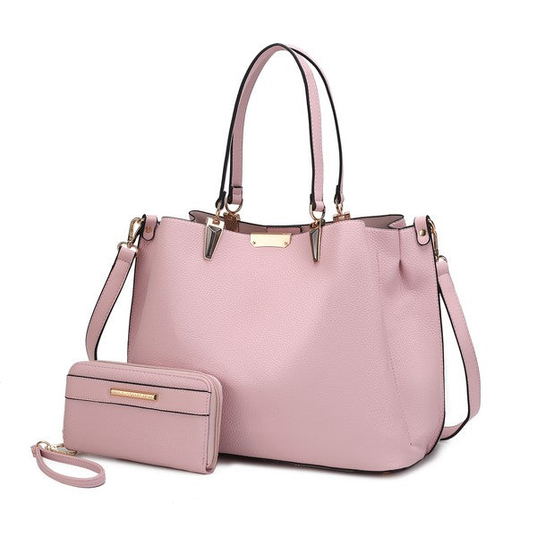 MKF Kane Women's Satchel Bag with Wallet by Mia K - Fuzzys Fashion USA