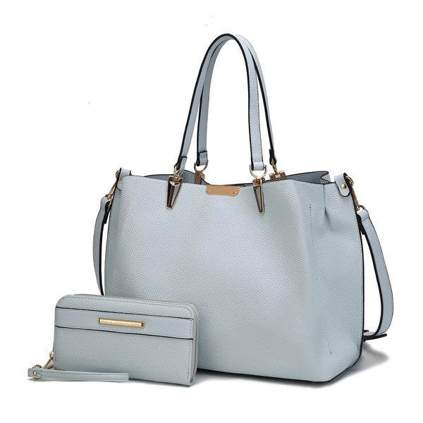 MKF Kane Women's Satchel Bag with Wallet by Mia K - Fuzzys Fashion USA