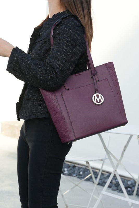 MKF Lea Vegan Leather Womens Tote Bag by Mia K - Fuzzys Fashion USA