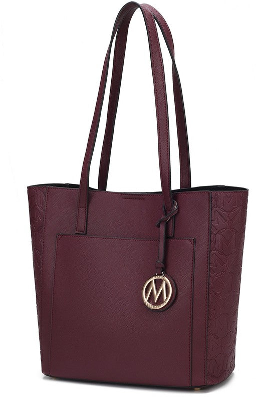 MKF Lea Vegan Leather Womens Tote Bag by Mia K - Fuzzys Fashion USA