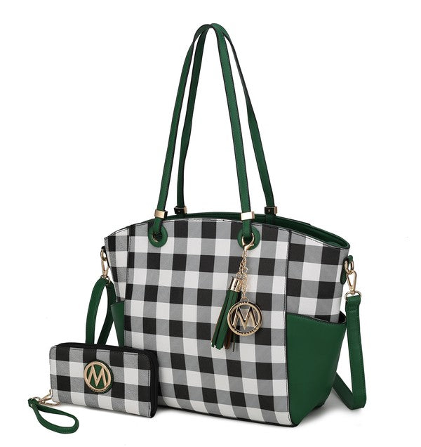 MKF Karlie Tote Bag with Wallet by Mia K - Fuzzys Fashion USA