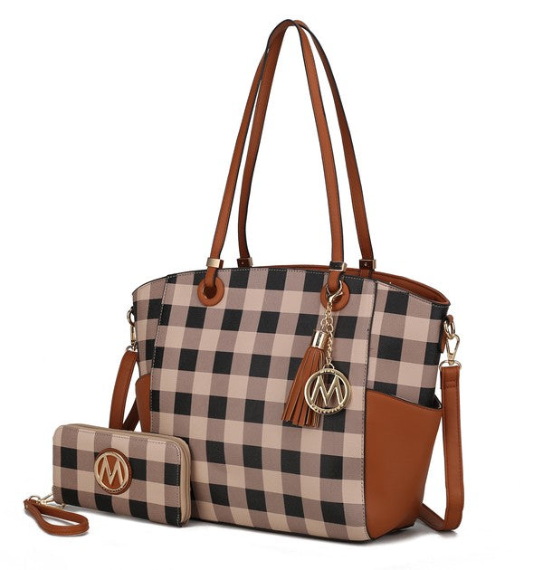MKF Karlie Tote Bag with Wallet by Mia K - Fuzzys Fashion USA