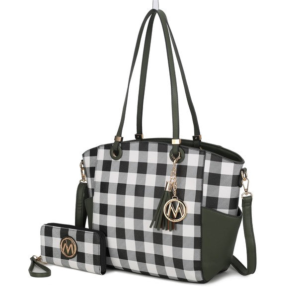 MKF Karlie Tote Bag with Wallet by Mia K - Fuzzys Fashion USA