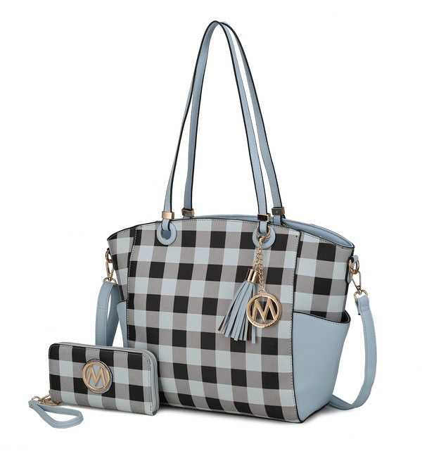 MKF Karlie Tote Bag with Wallet by Mia K - Fuzzys Fashion USA