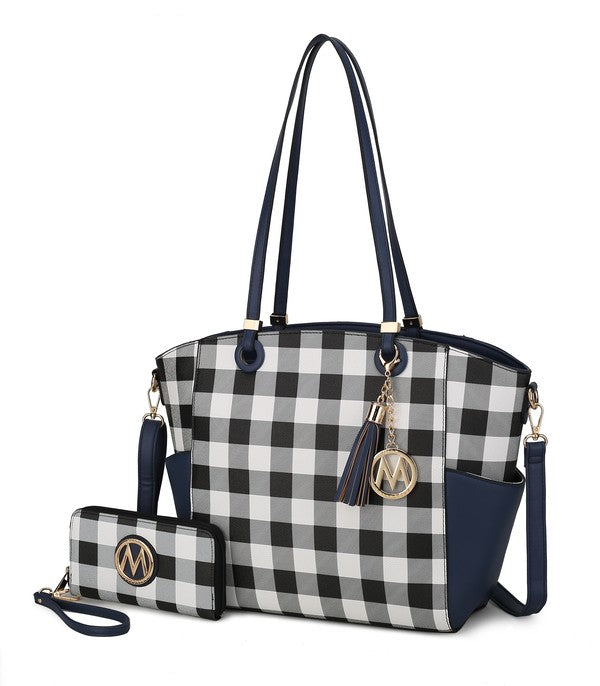 MKF Karlie Tote Bag with Wallet by Mia K - Fuzzys Fashion USA