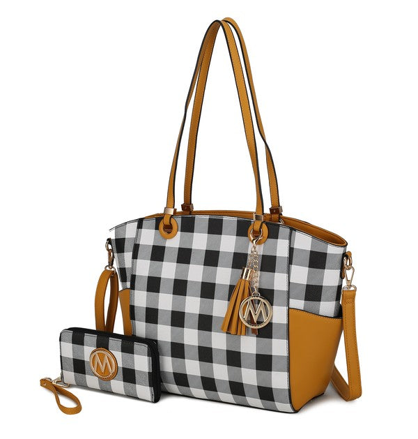 MKF Karlie Tote Bag with Wallet by Mia K - Fuzzys Fashion USA
