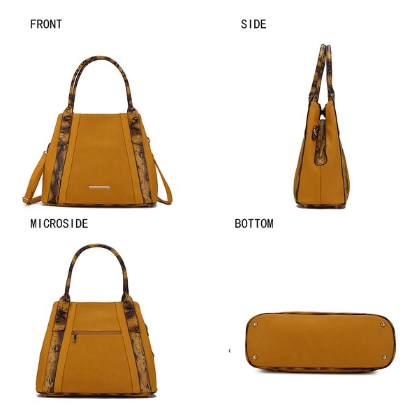 MKF Kenna Snake embossed Tote Bag by Mia K - Fuzzys Fashion USA