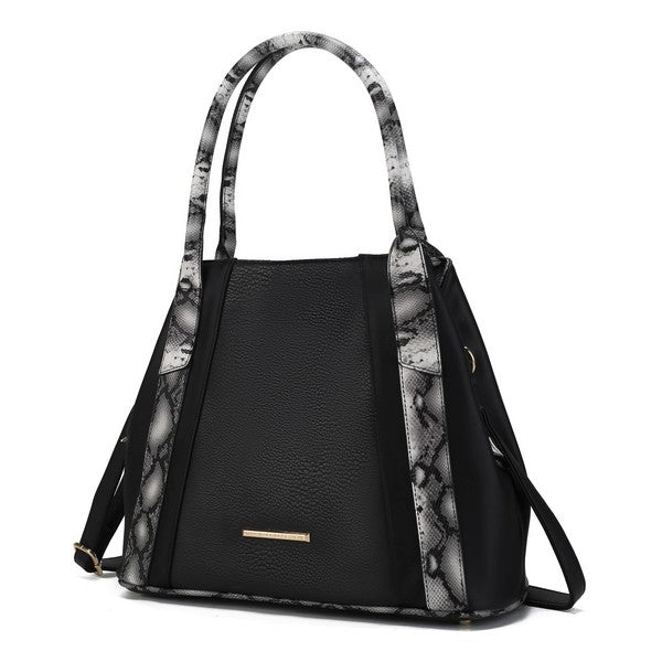 MKF Kenna Snake embossed Tote Bag by Mia K - Fuzzys Fashion USA