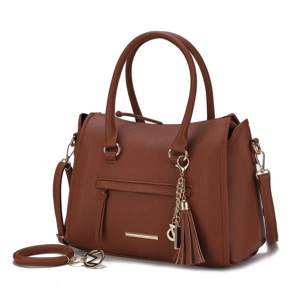 MKF Valeria Satchel with Keyring by Mia K - Fuzzys Fashion USA