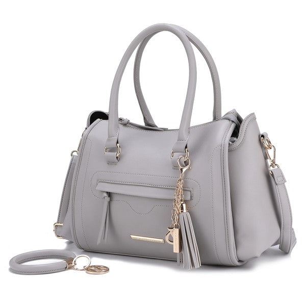 MKF Valeria Satchel with Keyring by Mia K - Fuzzys Fashion USA