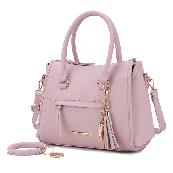 MKF Valeria Satchel with Keyring by Mia K - Fuzzys Fashion USA
