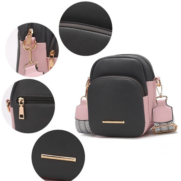 MKF Rachel Crossbody Bag Vegan Leather by Mia K - Fuzzys Fashion USA