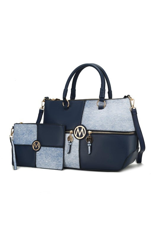 MKF Maji Women's Satchel Bag & wristlet by Mia K - Fuzzys Fashion USA
