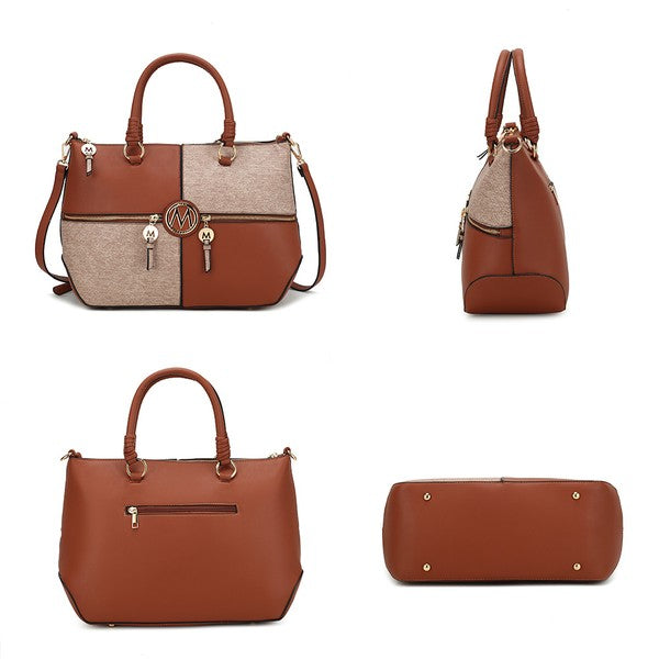 MKF Maji Women's Satchel Bag & wristlet by Mia K - Fuzzys Fashion USA