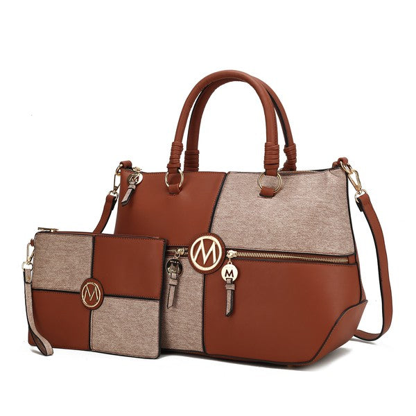 MKF Maji Women's Satchel Bag & wristlet by Mia K - Fuzzys Fashion USA