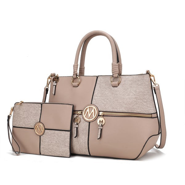 MKF Maji Women's Satchel Bag & wristlet by Mia K - Fuzzys Fashion USA