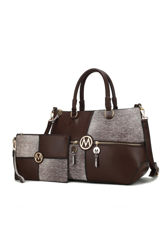 MKF Maji Women's Satchel Bag & wristlet by Mia K - Fuzzys Fashion USA