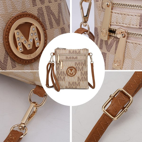 MKF Gaia Milan M Signature Crossbody by Mia K - Fuzzys Fashion USA
