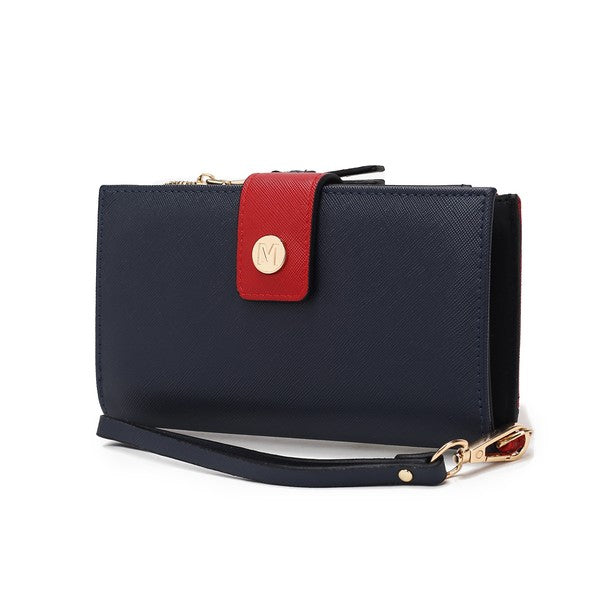MKF Solene Vegan Leather Wristlet Wallet by Mia K - Fuzzys Fashion USA