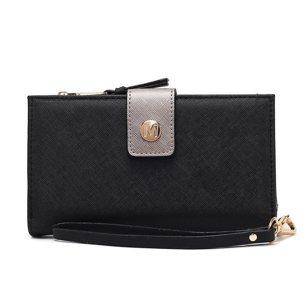 MKF Solene Vegan Leather Wristlet Wallet by Mia K - Fuzzys Fashion USA