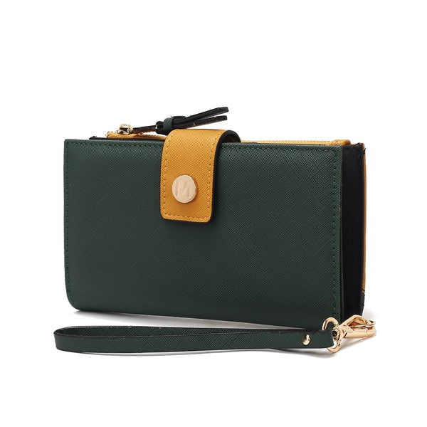 MKF Solene Vegan Leather Wristlet Wallet by Mia K - Fuzzys Fashion USA