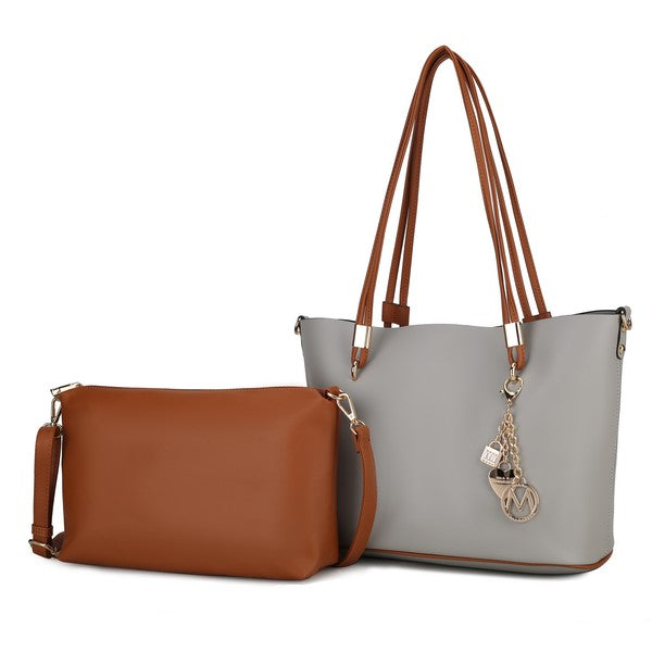 MKF Malay Women Tote Bag with Cosmetic Pouch - Fuzzys Fashion USA