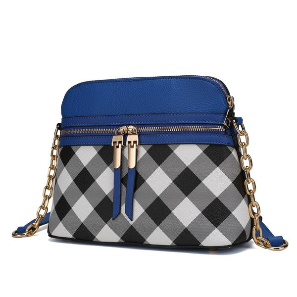 MKF Suki Checkered Crossbody Bag - Fuzzys Fashion USA