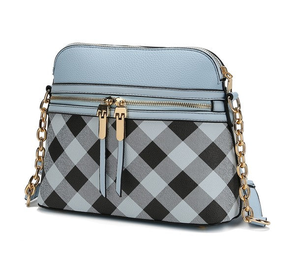 MKF Suki Checkered Crossbody Bag - Fuzzys Fashion USA