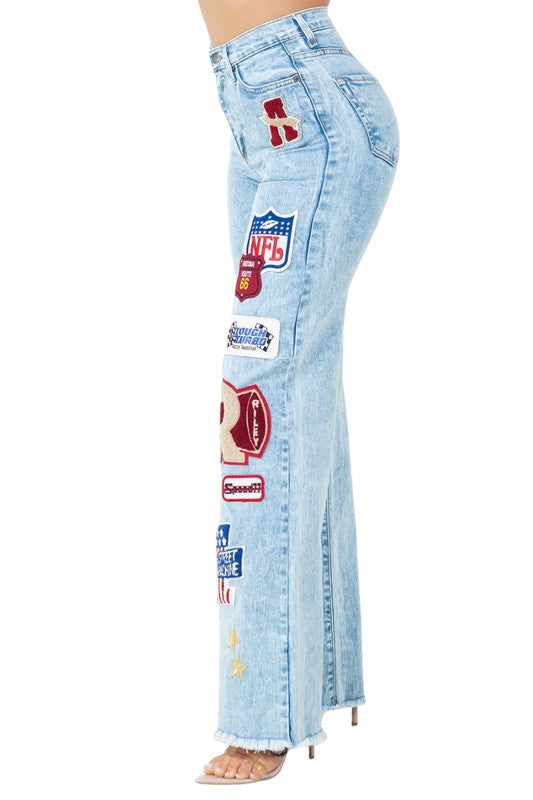Brook Varsity Jean in Light Wash - Fuzzys Fashion USA