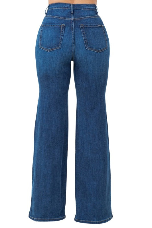 Brooklyn Varsity Dark Wash Jean - Fuzzys Fashion USA