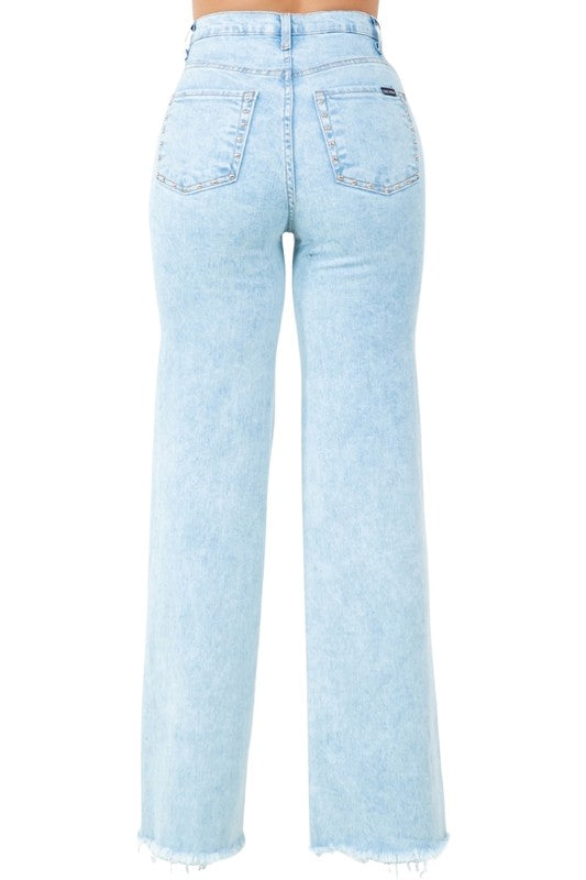 Brooklyn Studded Jean - Fuzzys Fashion USA