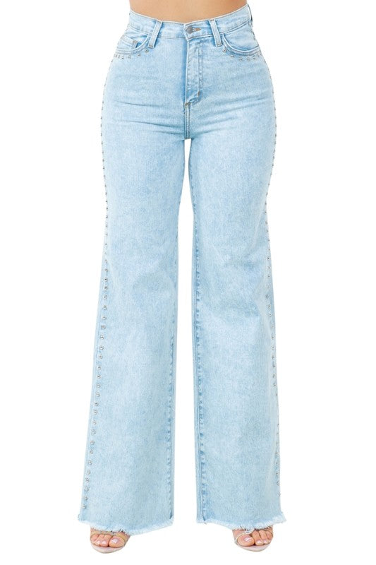 Brooklyn Studded Jean - Fuzzys Fashion USA