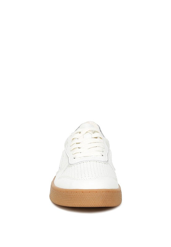 Kyniska Faux Leather Everyday Sneakers - Fuzzys Fashion USA