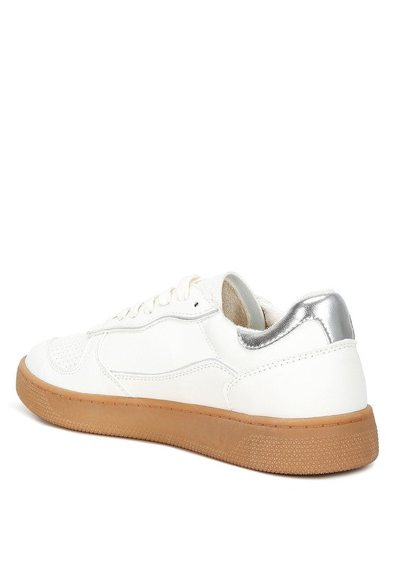 Kyniska Faux Leather Everyday Sneakers - Fuzzys Fashion USA
