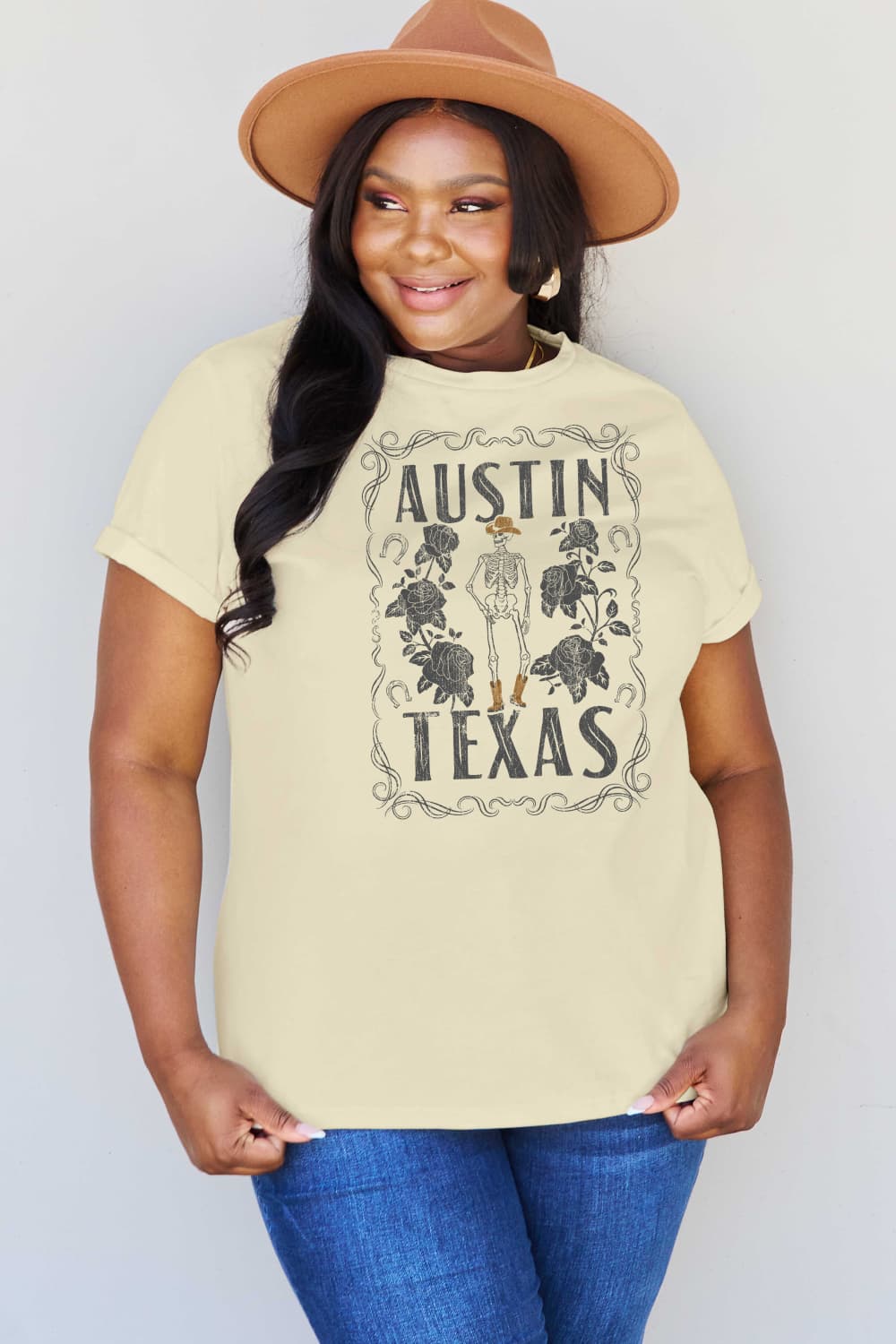Simply Love Full Size AUSTIN TEXAS Graphic Cotton T-Shirt