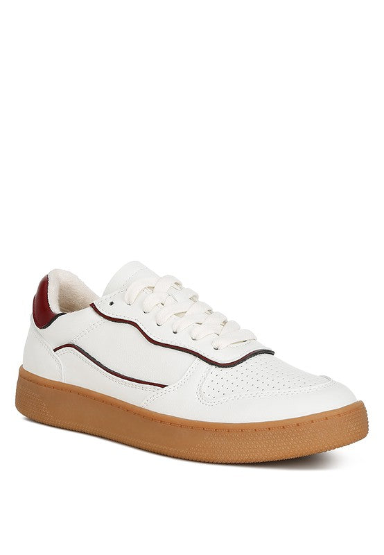 Kyniska Faux Leather Everyday Sneakers - Fuzzys Fashion USA