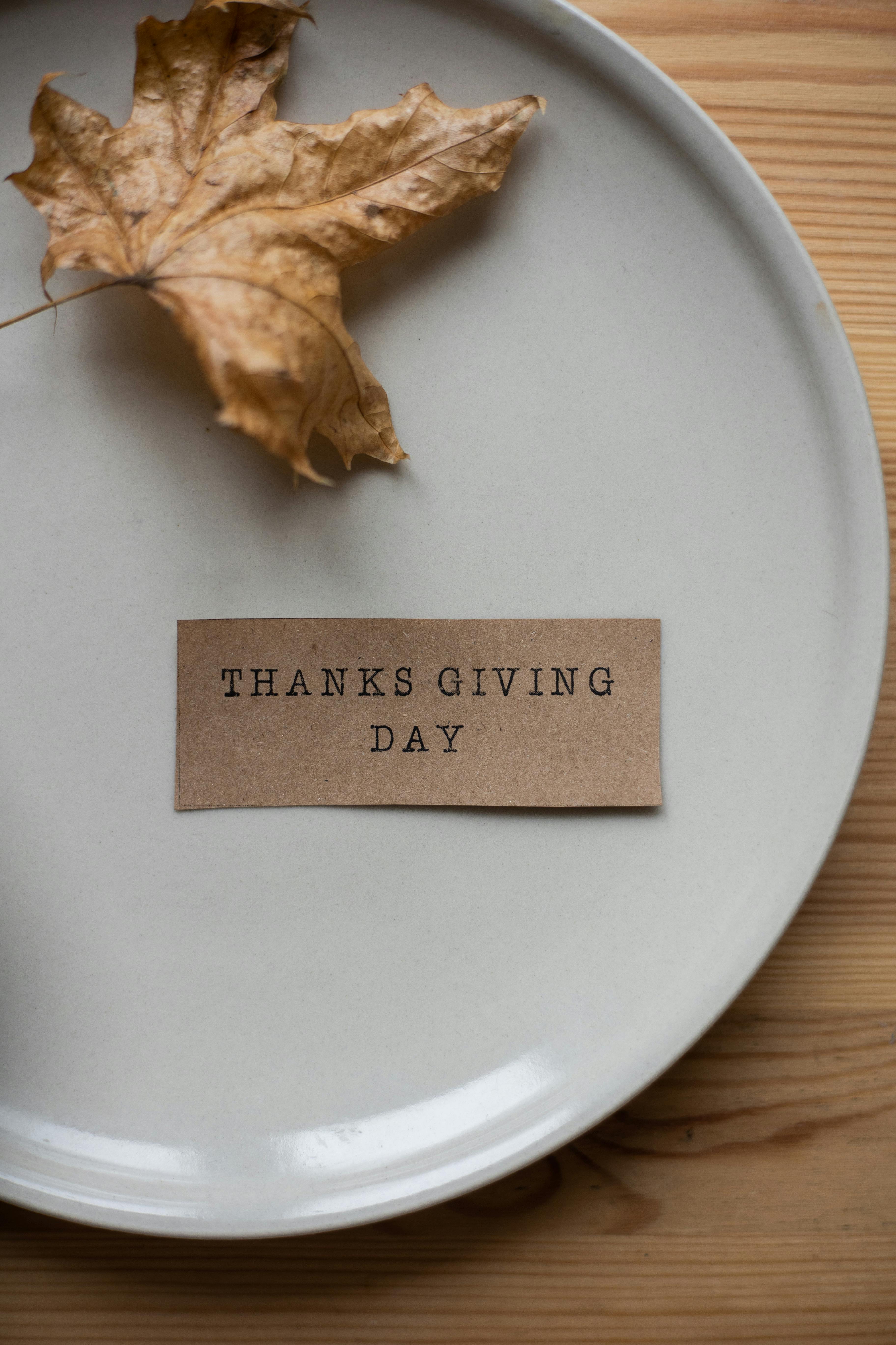 Thanksgiving: A time to Give, a Time to Gather.