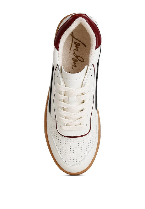 Kyniska Faux Leather Everyday Sneakers - Fuzzys Fashion USA