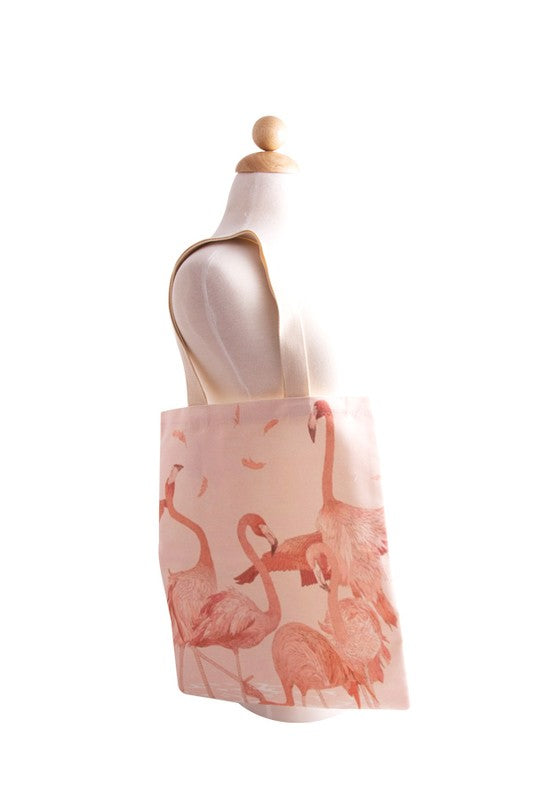 FLAMINGO DESIGN ECO BAG - Fuzzys Fashion USA