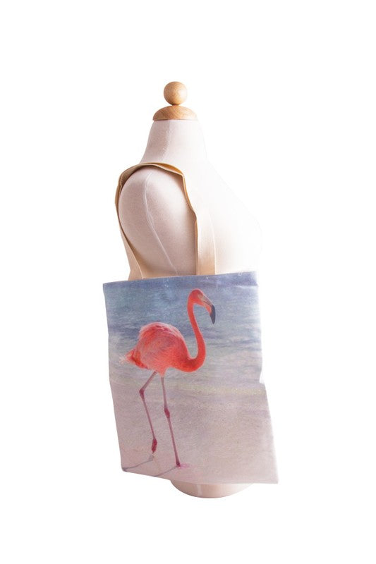 FLAMINGO SHOULDER TOTE BAG - Fuzzys Fashion USA