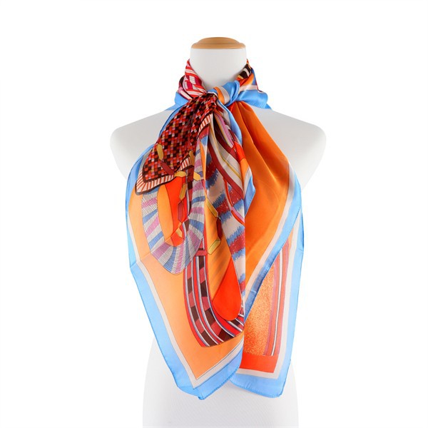 RETRO MID SIZE SILK FASHION SCARF - Fuzzys Fashion USA