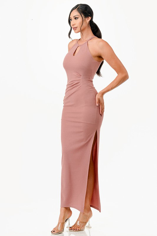 Pintuck Pleats A Line Dress - Fuzzys Fashion USA
