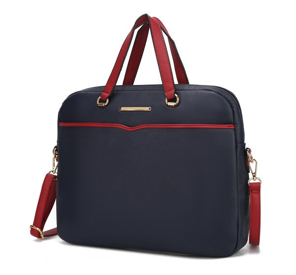 MKF Rose Women's Briefcase by Mia K - Fuzzys Fashion USA